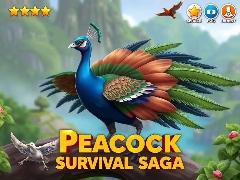 Peacock Survival Saga game cover