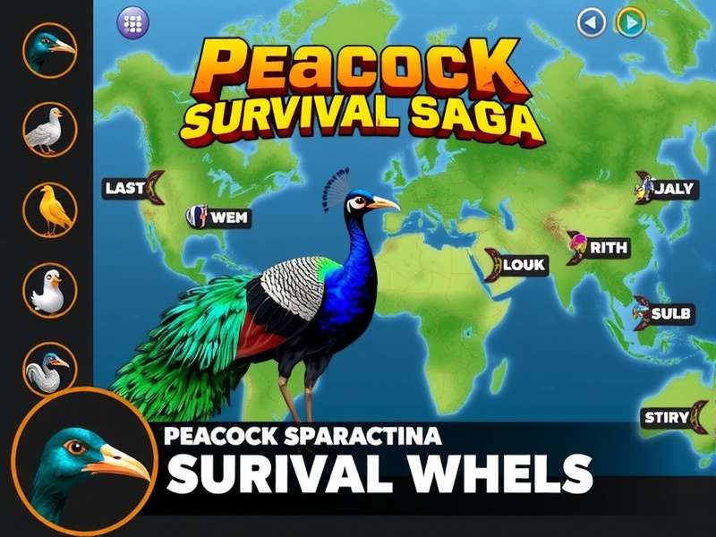 Peacock Survival Saga character lineup