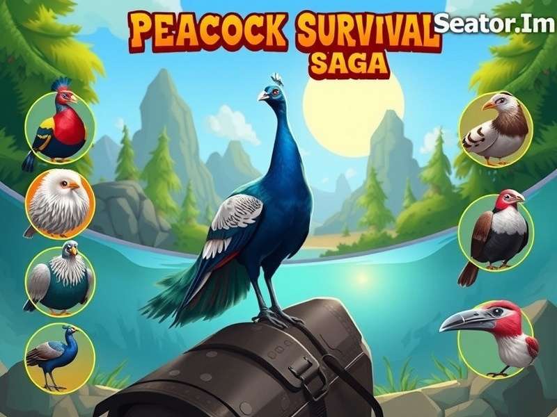 Peacock Survival Saga gameplay screenshot